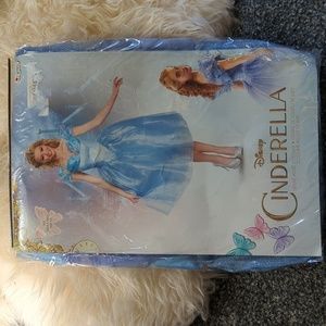 Disney Cinderella Halloween Costume Women's Size Medium Blue, shimmery NWT